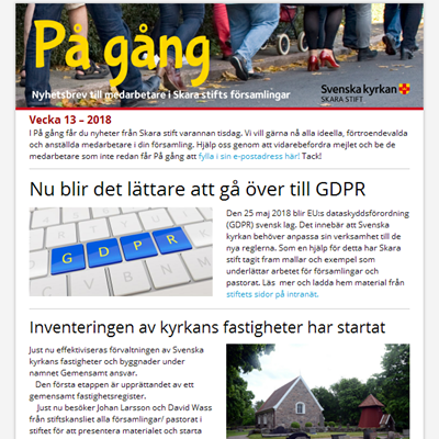 På gång vecka 13-2018