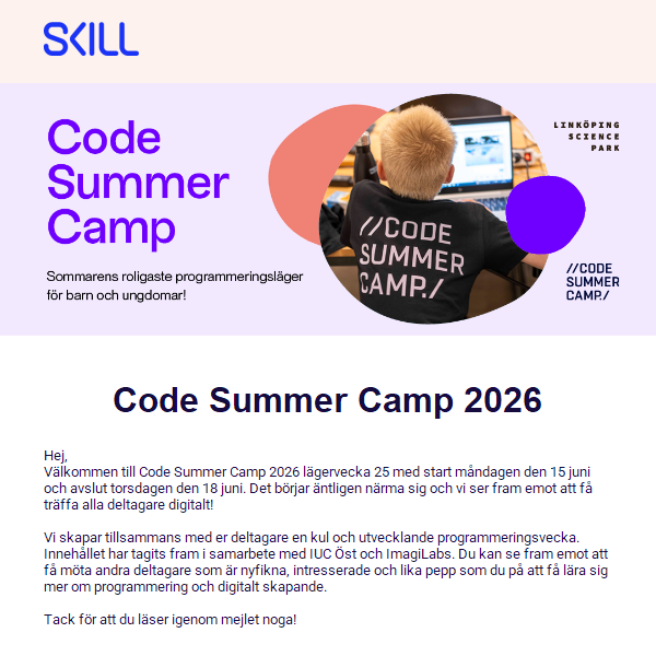 Code Summer Camp 2026