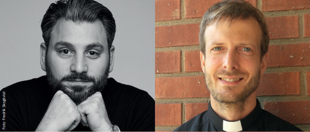 De båda föreläsarna, Daniel Boyacioglu och Fredrik Seltman.