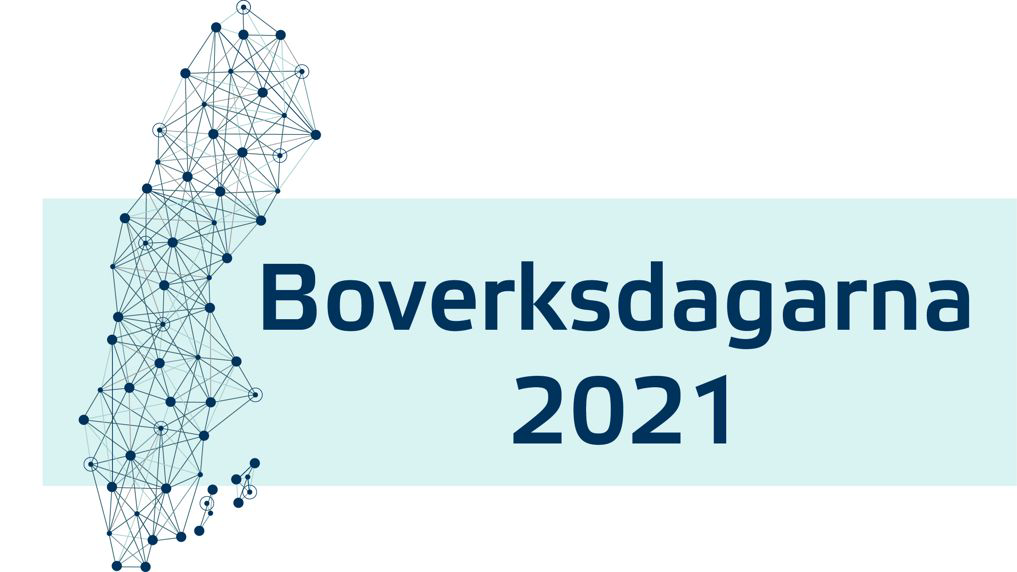 Illustration med Sverigekarta och texten Boverksdagarna 2021