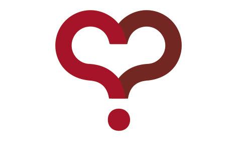 En illustration av ett rött hjärta.