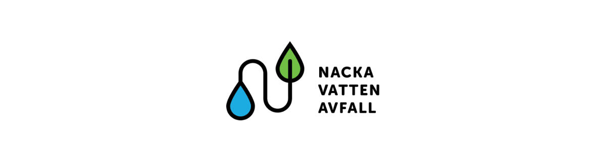 Nacka vatten och avfalls logotyp