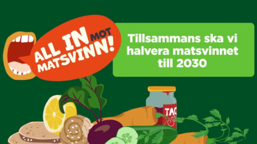 Illustration matavfall med texten 