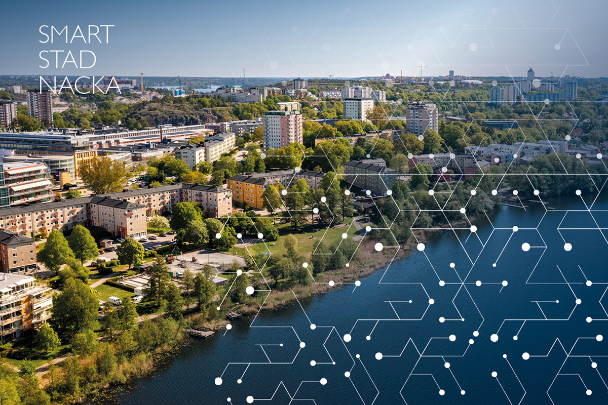 höghöjdsvy över Nacka