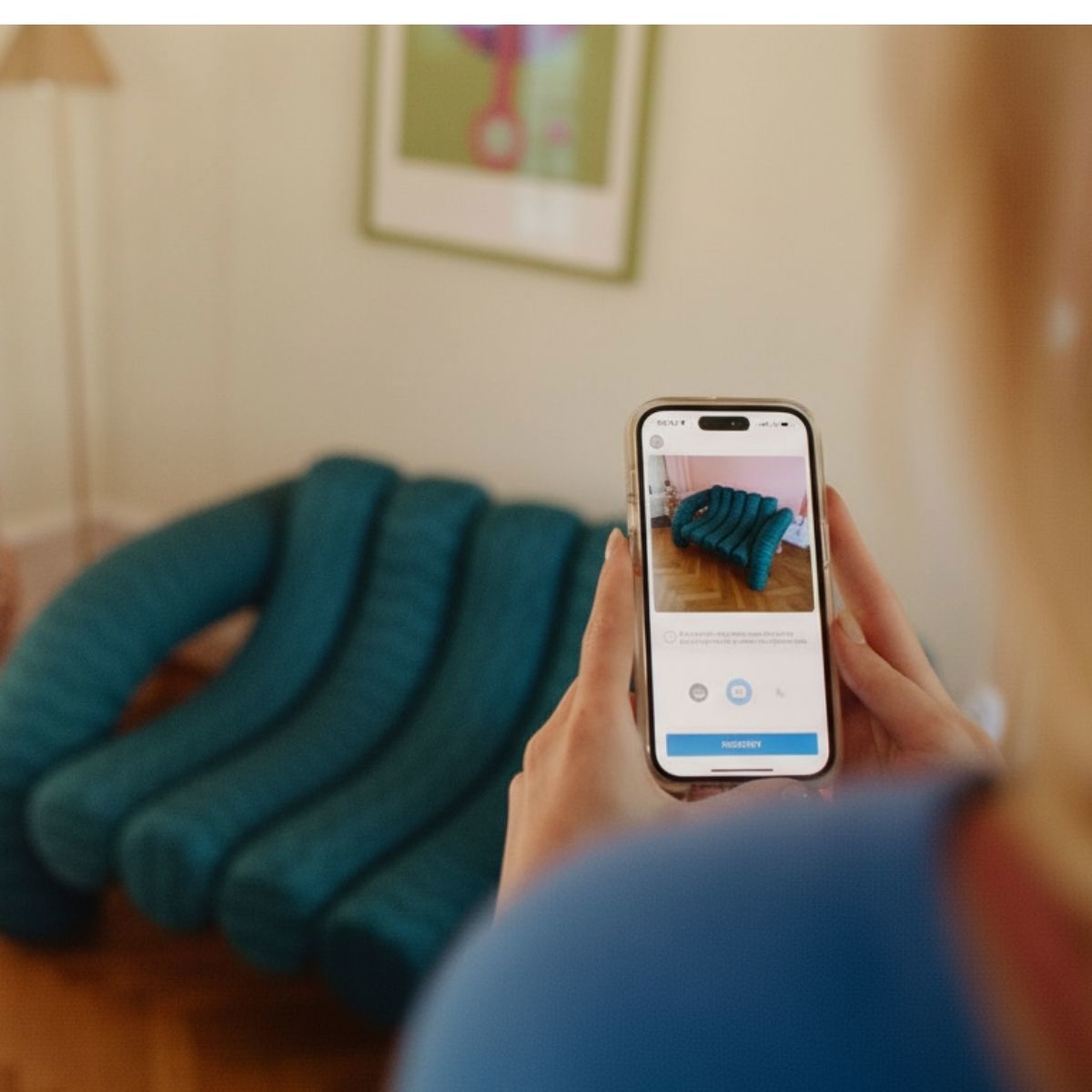 Återbruk av soffa tillsammans med Tiptapp
