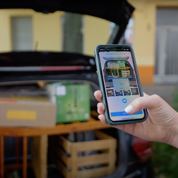 Återbruk av soffa tillsammans med Tiptapp 