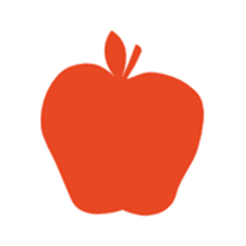 illustration rött äpple