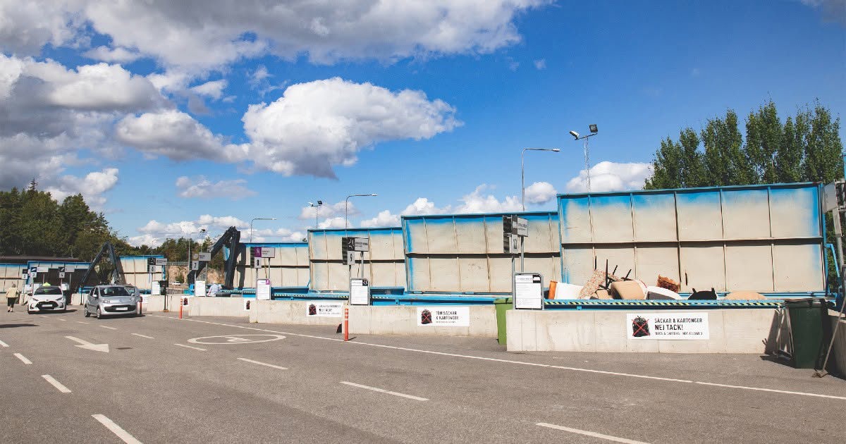 kretsloppscentralen i Östervik